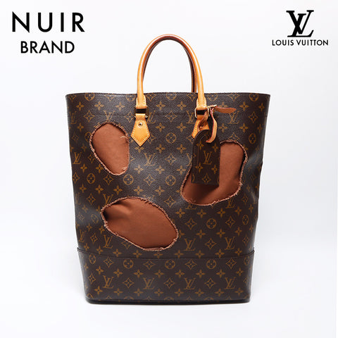 Louis Vuitton Comme desGarçonsKawakubo Rei会标大厅MM手提袋棕色WS11942
