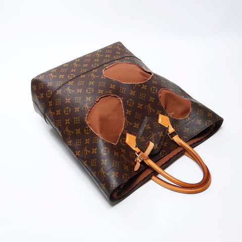 Louis Vuitton Comme desGarçonsKawakubo Rei会标大厅MM手提袋棕色WS11942