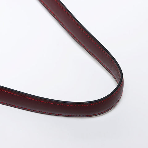 Hermes HERMES Sack Leather ⚪︎C engraved 1973 Shoulder bag Red WS11946