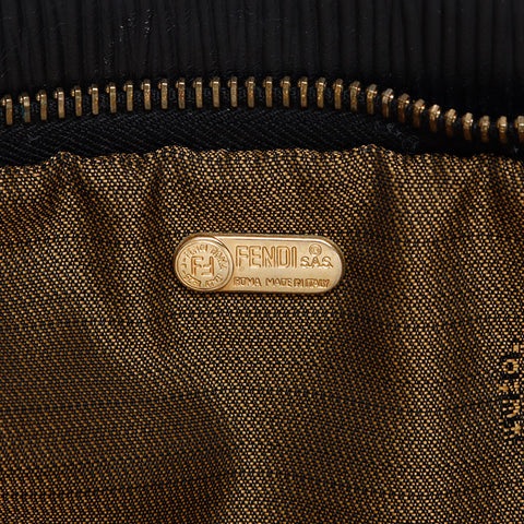 Hermes Zucca Canvas Satchel Handbag Brown WS11948