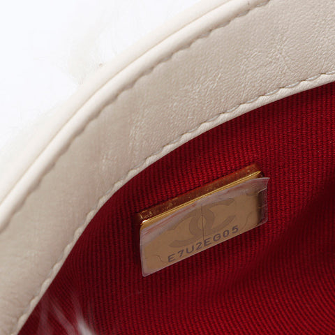 Chanel Eco Fur Mini Flap Chain 2023aw Shoulder Bag White WS11949