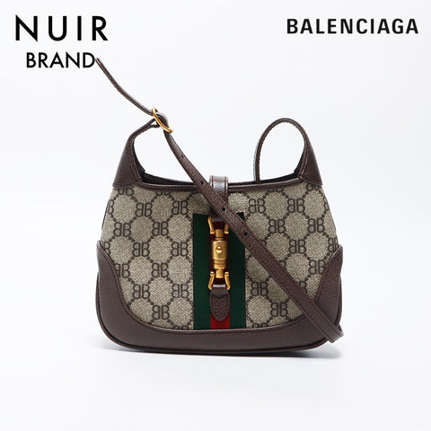 Gucci ×BALENCIAGA 2024 Jackie 1961 Mini Shoulder Bag Beige WS11958