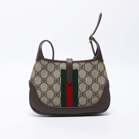 Gucci ×BALENCIAGA 2024 Jackie 1961 Mini Shoulder Bag Beige WS11958