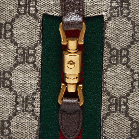 Gucci ×BALENCIAGA 2024 Jackie 1961 Mini Shoulder Bag Beige WS11958
