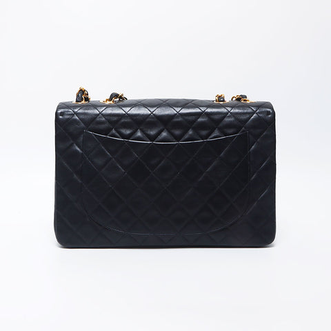 Chanel CHANEL No. 3 1994-1999 Decamatelasse Chain Shoulder Bag Black WS11963