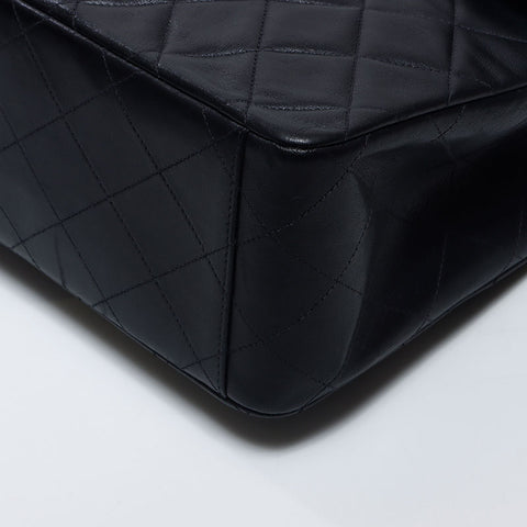 Chanel CHANEL No. 3 1994-1999 Decamatelasse Chain Shoulder Bag Black WS11963