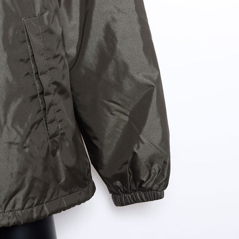 CELINE Size:44 Logo Light Nylon Jacket green WS11968