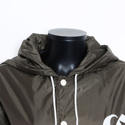 CELINE Size:44 Logo Light Nylon Jacket green WS11968