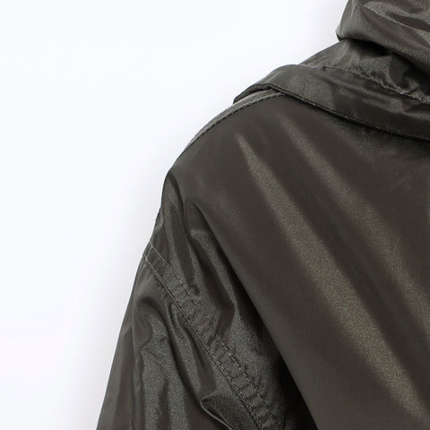 CELINE Size:44 Logo Light Nylon Jacket green WS11968