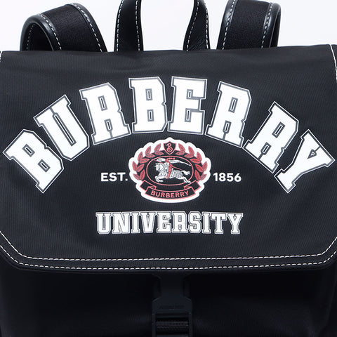Burberry Varsity Dewey Backpack/Daypack Black WS11973