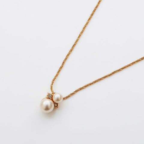Christian Dior Pearl Collier Gold WS11975