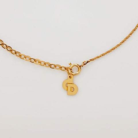 Christian Dior Pearl Collier Gold WS11975