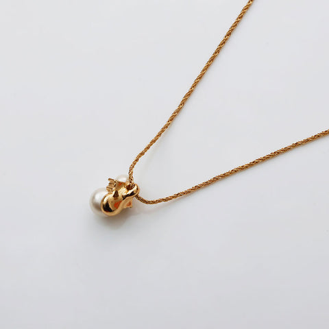 Christian Dior Pearl Collier Gold WS11975