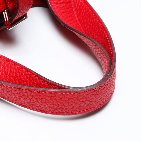エルメス HERMES トリヨンクレマンス ピコタンロック PM B刻印 PM ハンドバッグ レッド WS11977
