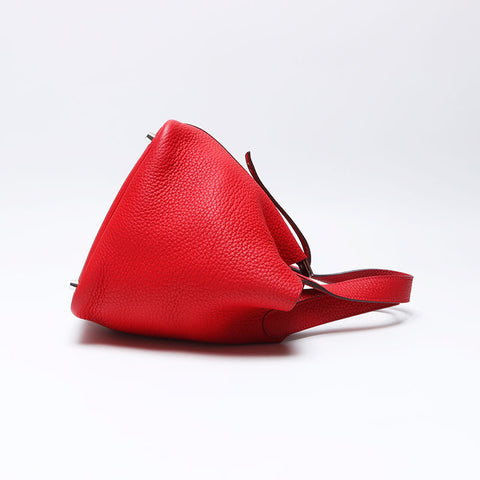 エルメス HERMES トリヨンクレマンス ピコタンロック PM B刻印 PM ハンドバッグ レッド WS11977