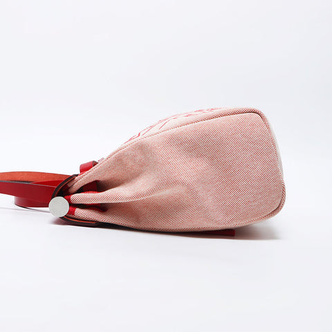 爱马仕爱马仕（Hermes Hermes Ale Bag Zip PM）PM帆布Pegasus Pop Rouge pimant肩带红色WS11978