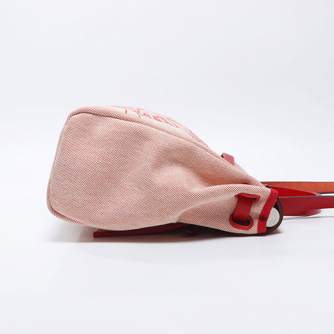 爱马仕爱马仕（Hermes Hermes Ale Bag Zip PM）PM帆布Pegasus Pop Rouge pimant肩带红色WS11978