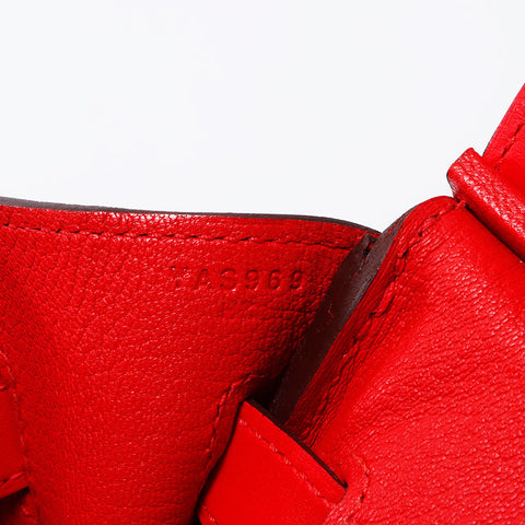 爱马仕爱马仕（Hermes y）雕刻2020 birkin 30手袋红色WS11980