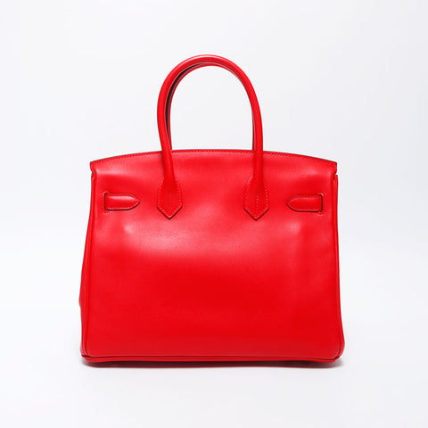 爱马仕爱马仕（Hermes y）雕刻2020 birkin 30手袋红色WS11980