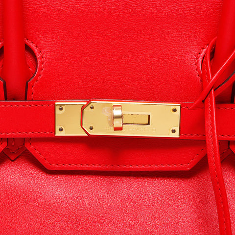 爱马仕爱马仕（Hermes y）雕刻2020 birkin 30手袋红色WS11980