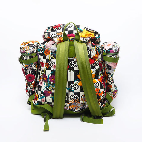 gucci backpack north face Gucci ×The North Face Flower Print Backpack/Daypack Multicolor WS11981 – NUIR VINTAGE
