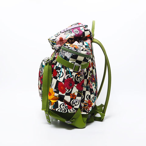 floral north face backpacks Gucci ×The North Face Flower Print Backpack/Daypack Multicolor WS11981 – NUIR VINTAGE