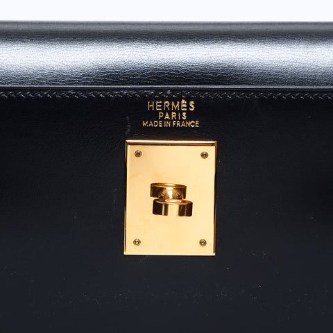 HERMES HERMES KELLY 32◻︎B刻有1998年手提包黑色WS11982