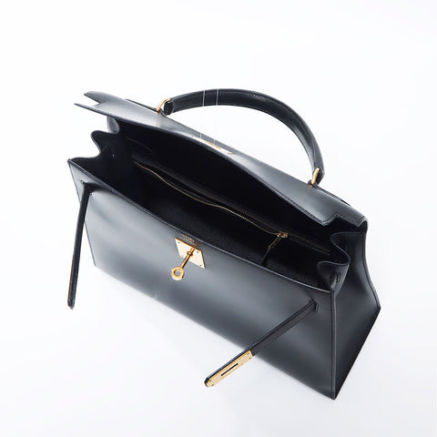 HERMES HERMES KELLY 32◻︎B刻有1998年手提包黑色WS11982