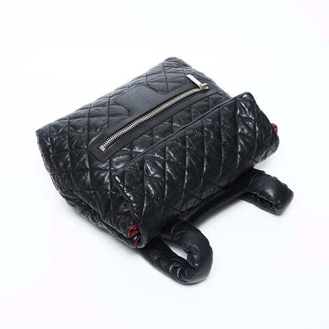 Chanel CHANEL 2009-2010 Coco Mark Lambskin Coco Cocoon No. 13 Backpack/Daypack Black WS11990