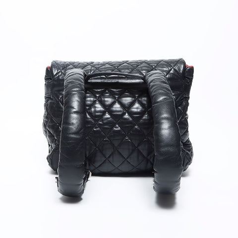 Chanel CHANEL 2009-2010 Coco Mark Lambskin Coco Cocoon No. 13 Backpack/Daypack Black WS11990