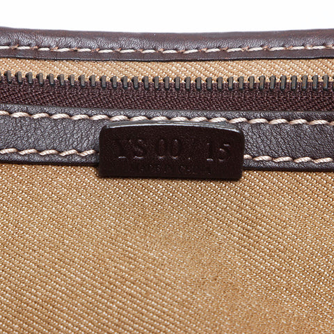 席琳帆布triomphe boogie macadam手袋米色WS12002