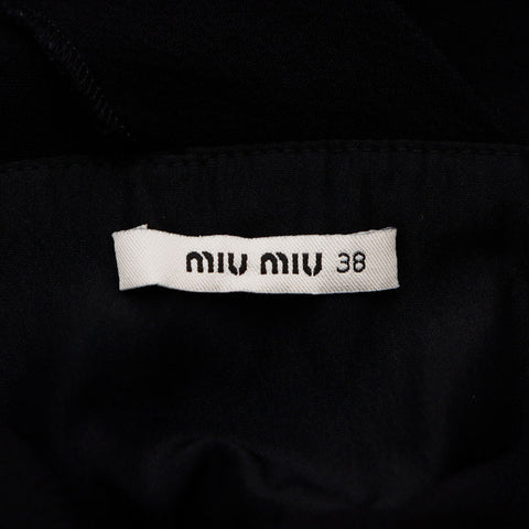 ミュウ ミュウ Miu Miu Size:38 ワンピース ブラック WS12019