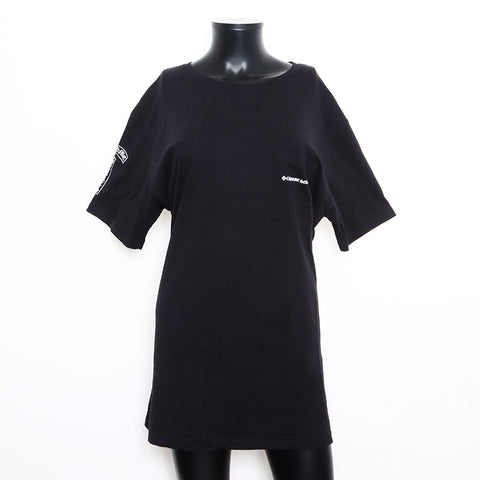 Chrome Hearts CHROME HEARTS Size:XL Pocket Short Sleeve T-shirt Black NUIR VINTAGE Chrome Hearts CHROME HEARTS Size:XL Pocket Short Sleeve T-shirt Black NUIR VINTAGE