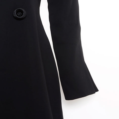 基督徒迪奥大小：11设置复古礼服套装黑色WS12041