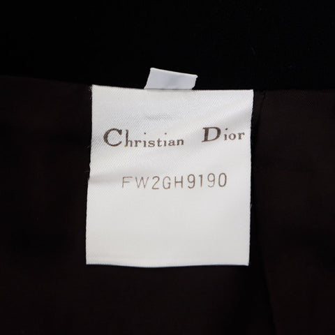 Christian Dior Größe: 11 Setup Vintage Kleideranzug Schwarz WS12041