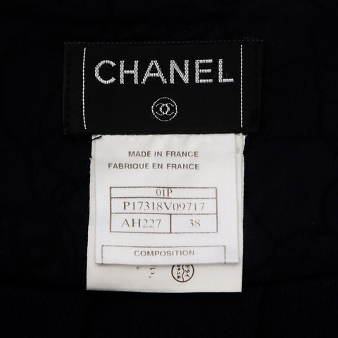 シャネル CHANEL Size:38 01P 2001年 ココボタン セットアップ スーツ ネイビー WS12044