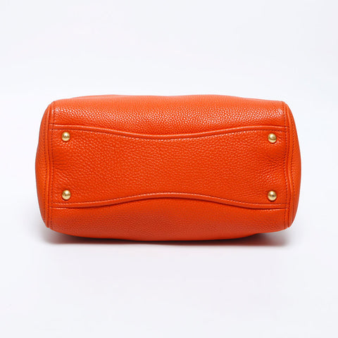 miu miu miu 2013徽标2way皮革肩带橙色WS12053