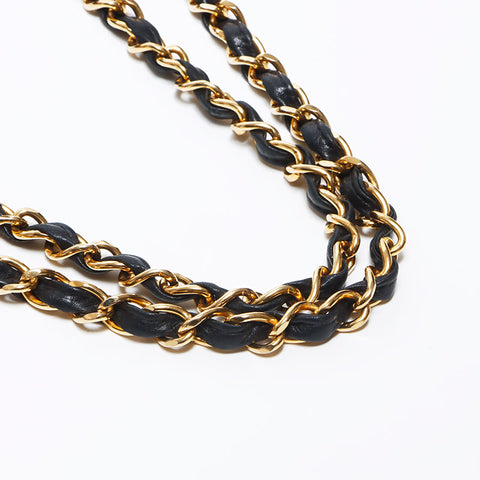 CHANEL COCO Mark Big Matrasse 3 号小羊皮 13.4 英寸单肩包黑色 WS12063