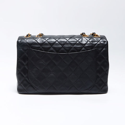 CHANEL COCO Mark Big Matrasse 3 号小羊皮 13.4 英寸单肩包黑色 WS12063