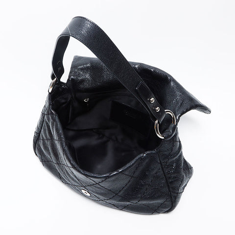 Chanel Coco Mark Mark Wild Stitch上的14号手提包黑色WS12064