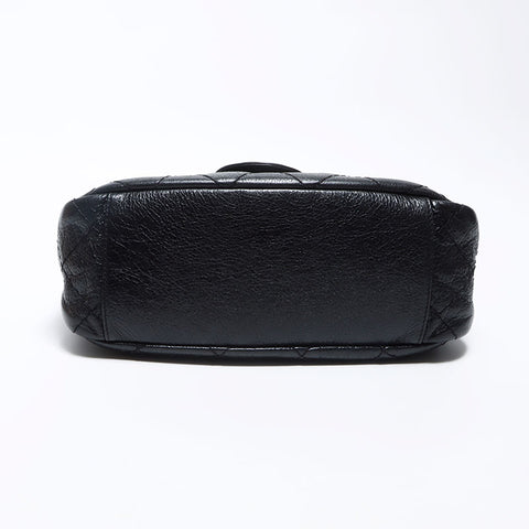 Chanel Coco Mark Mark Wild Stitch上的14号手提包黑色WS12064