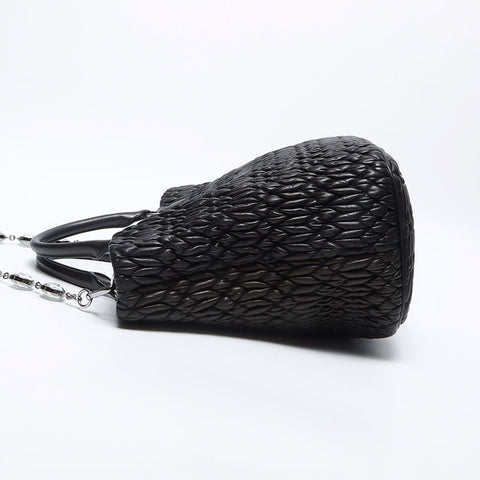 Miu Miu Nappa Kristall Umhängetasche schwarz WS12069
