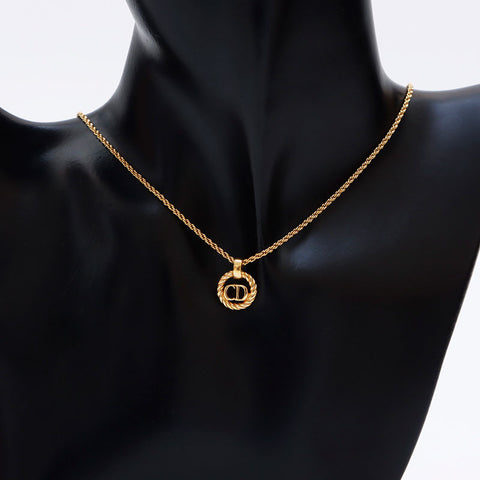 Christian Dior CD Collier Logo Gold WS12072
