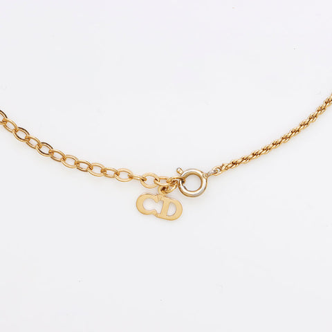 Christian Dior CD Collier Logo Gold WS12072
