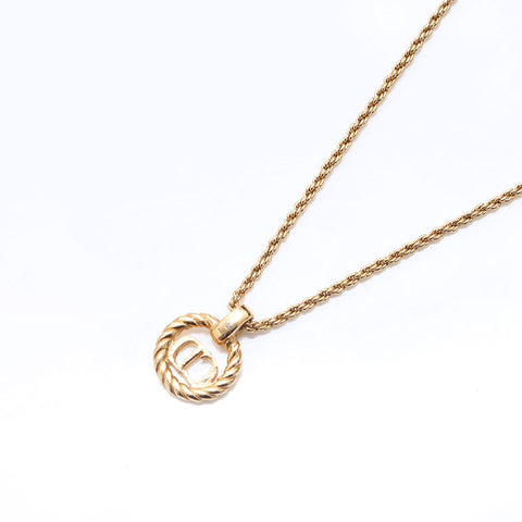Christian Dior CD Collier Logo Gold WS12072