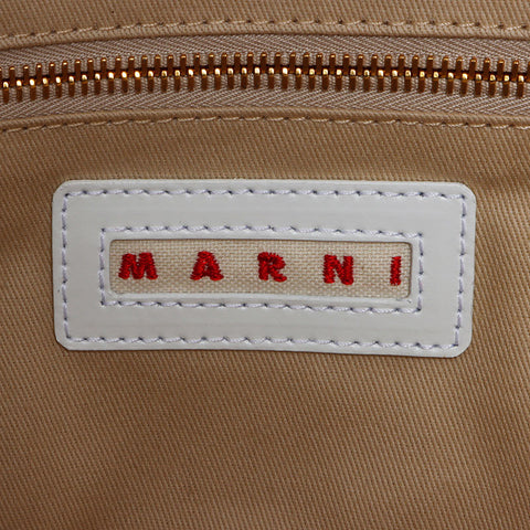 Marni Marni Toropicalia袋小肩袋米色X白色WS12087