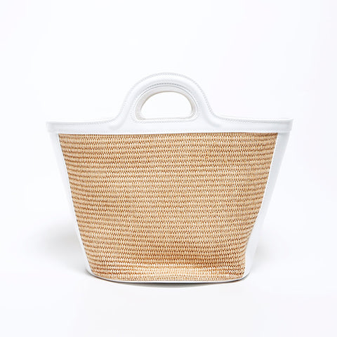Marni Marni Toropicalia袋小肩袋米色X白色WS12087
