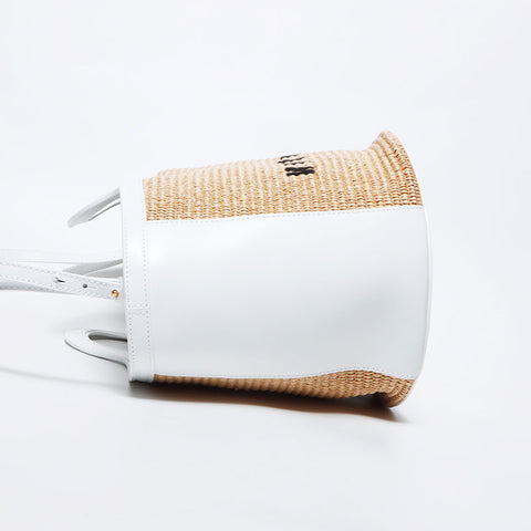 Marni Marni Toropicalia袋小肩袋米色X白色WS12087