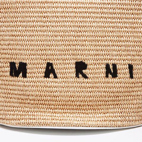 Marni Marni Toropicalia袋小肩袋米色X白色WS12087