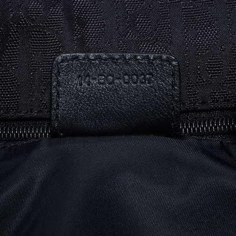 Christian Dior Trotter Logo Lovely Canvas Handbag Black WS12091